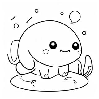 Squishmallow Axolotl Coloring Page 6814-5538