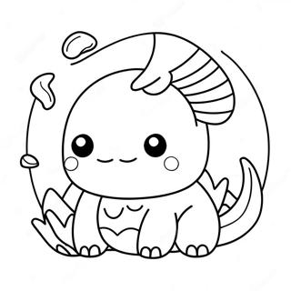 Squishmallow Axolotl Coloring Page 6814-5540