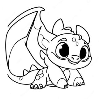 Toothless And Stitch Coloring Page 68172-56224