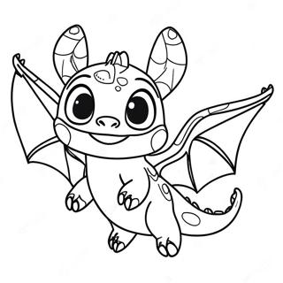 Toothless Flying With Stitch Coloring Page 68173-56220