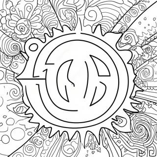 Blink 182 Logo Coloring Page 68182-56236