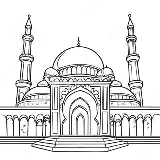 Mosque Coloring Page 68202-57743