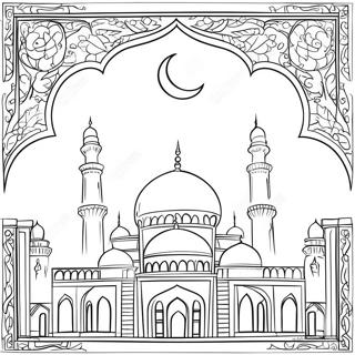 Mosque Coloring Page 68202-57744