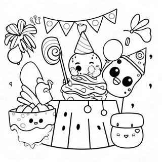 Lol Surprise Party Scene Coloring Page 68213-56251