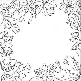 Christmas Border Clipart Coloring Page 68262-56314