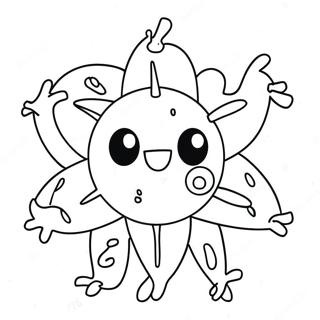 Cute Cartoon Virus Coloring Page 68273-56311