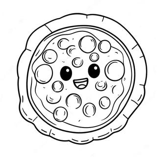 Cute Pizza Emoji Coloring Page 68293-56320