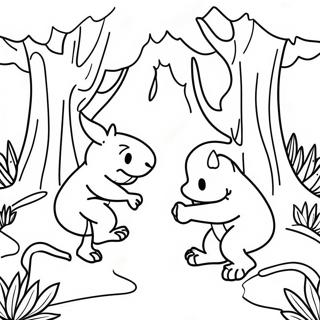 Goblincore Coloring Pages