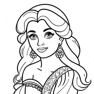 Esmeralda Coloring Page 68342-56354