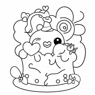 Happy Birthday Mom Coloring Page 6834-5556