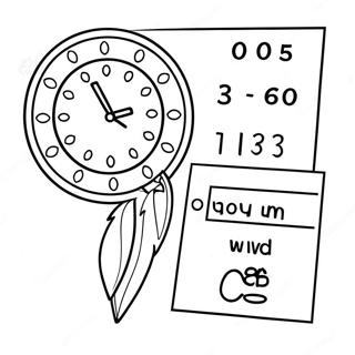 Countdown Coloring Page 68352-56376