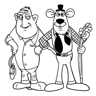 Flushed Away Characters Coloring Page 68402-56402