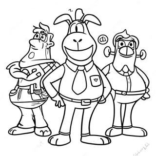 Flushed Away Characters Coloring Page 68402-56403