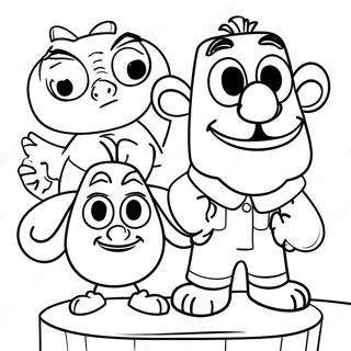 Flushed Away Characters Coloring Page 68402-56404