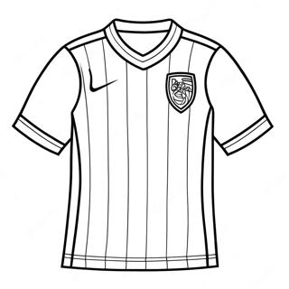 Soccer Jersey Coloring Page 68422-56422