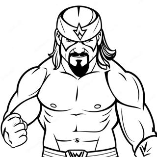 Wwe Coloring Page 6844-5563