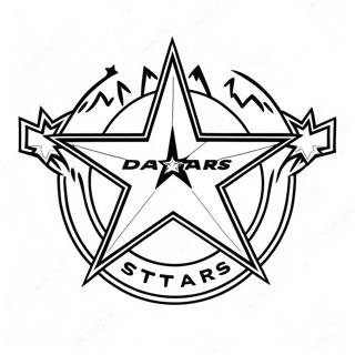 Dallas Stars Logo Coloring Page 68492-56476