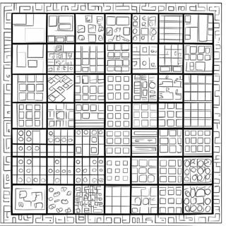 Tetris Game Grid Coloring Page 68542-56524