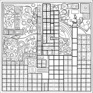 Colorful Tetris Blocks Coloring Page 68543-56520