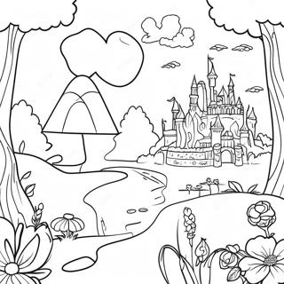 Land Of Stories Map Coloring Page 68572-56559