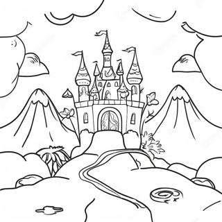 Land Of Stories Map Coloring Pages