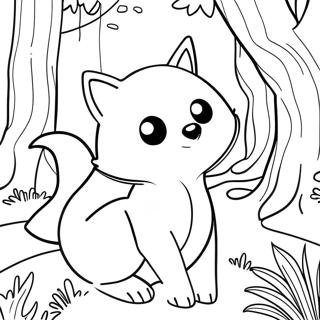 Woodland Animals Coloring Page 68582-56551