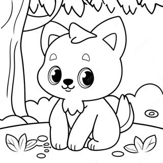 Woodland Animals Coloring Pages