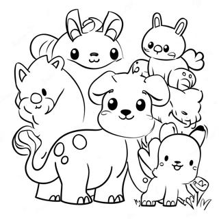 Kidadl Fun Animals Coloring Page 68603-56571