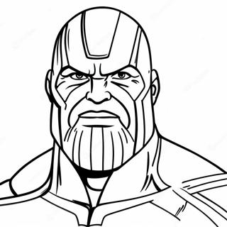 Thanos Coloring Pages