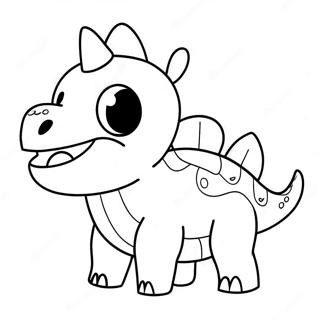 Dino Piggy Roblox Coloring Page 68662-56614