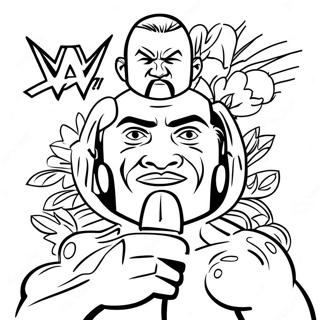 Wwe Coloring Page 68702-56639