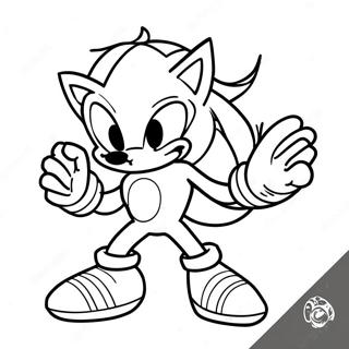 Darkspine Sonic In Action Coloring Page 68744-56676