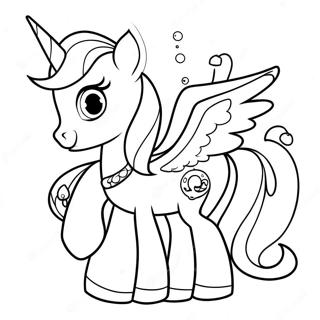 Sparkling Princess Cadance Coloring Page 68754-56690