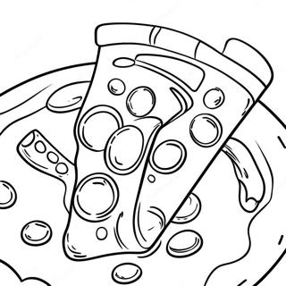 Delicious Pizza Hut Slice Coloring Page 68774-56698