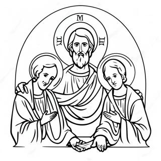 Holy Trinity Coloring Pages