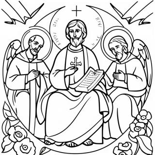 Holy Trinity Coloring Page 68813-56718