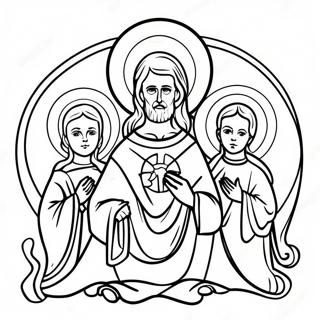 Holy Trinity Coloring Page 68813-56719