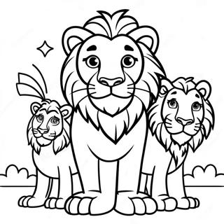 Between The Lions Coloring Page 68843-56750