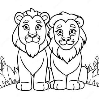 Between The Lions Coloring Page 68843-56751