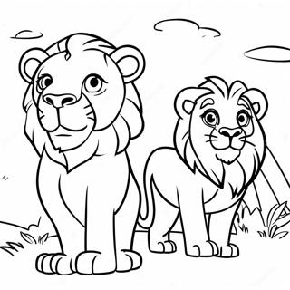 Between The Lions Coloring Page 68843-56752