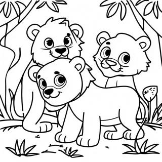 Between The Lions Coloring Pages