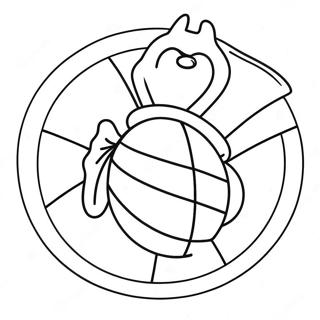 Nba Logo Coloring Page 6884-5594