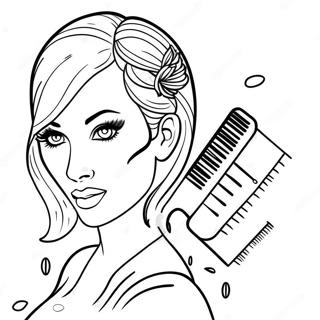 Cosmetology Coloring Page 68853-56770