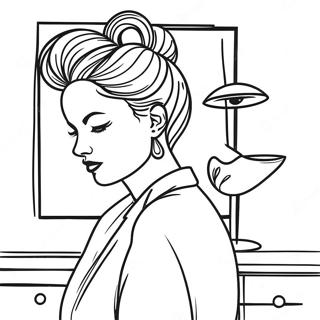 Cosmetology Coloring Pages