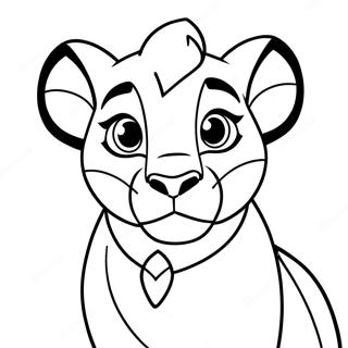 Nala Lion King Coloring Page 68863-56762