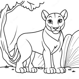 Nala In Majestic Pose Coloring Page 68864-56766