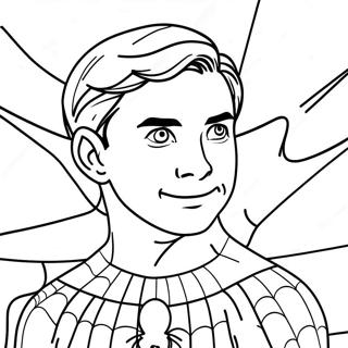 Spiderman Tom Holland Coloring Pages