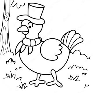 Mother Goose Coloring Page 68893-56790