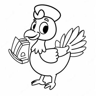 Mother Goose Coloring Page 68893-56791