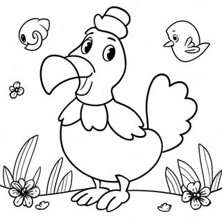 Whimsical Mother Goose With Rhymes Coloring Page 68894-56797